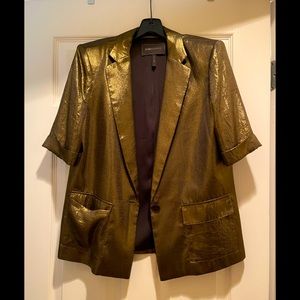 Bcbgmaxazria Metallic Blazer